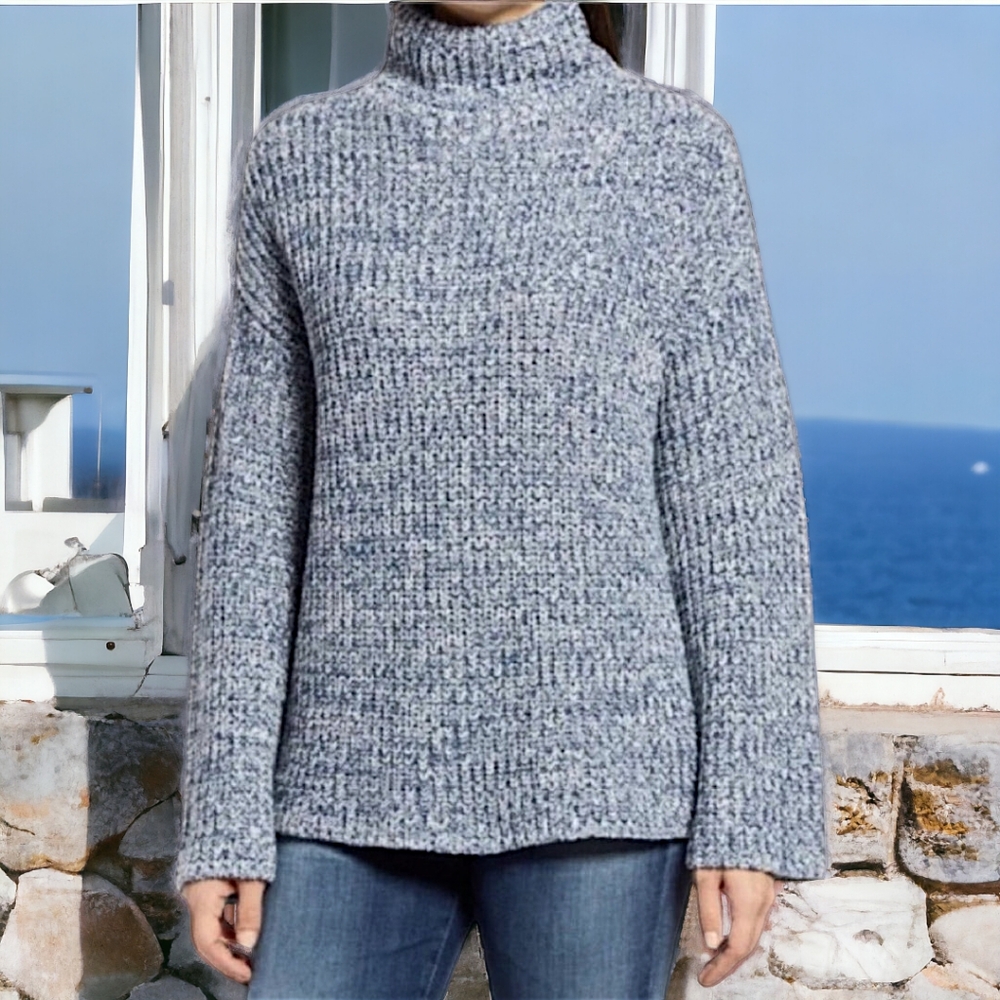 CASLON Marbled Tunic Sweater